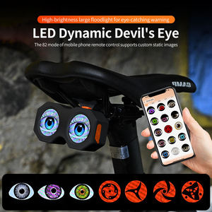 ไฟท้ายจักรยาน LED แบบเคลื่อนไหวได้ UNLOV Devil's Eye สำหรับจักรยานเสือภูเขาและจักรยานเสือหมอบ - วัสดุพลาสติก+LED - Product Image 6