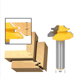 Serrure <span class=keywords><strong>à</strong></span> bois Mitre Router Bit 1/4 Shank Tenon Cutter Boiseries Fraises - Product Image 2
