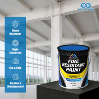 Pintura Ignífuga de Grado Industrial para Interiores, Tipo Fino, Pintura Intumescente Resistente al Fuego para Estructuras de Acero