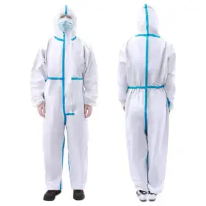 Suits Wholesale PPE Disposable Microporous Coverall Nonwoven Type5 Type6 Coveralls Suits