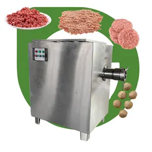 Mesin Cincang Pencampur Daging, Penggiling Daging Beku Ayam Elektrik Komersial Logam Campuran Aluminium