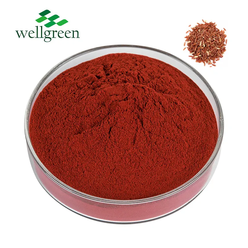 Campione gratuito di cosmetici per uso alimentare Monascus Purpureus in polvere estratto di riso rosso lievito