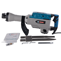 Martillo Demoledor Eléctrico Industrial de 1500W, Martillo Perforador SDS Max, Martillo Demoledor de Alta Resistencia, Martillo de Impacto para Concreto