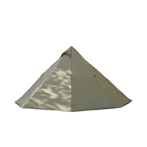 Tente de camping extérieure quatre saisons, une chambre, 15D, silicone simple face, double couche, ultra légère, en alliage d'aluminium, forme pyramidale - Product Image 2