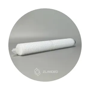 Fabricante de filtros 022/0.45/0.5 micras 10 pulgadas PP cartucho de filtro plisado filtración estéril Filtro de interceptación bacteriana