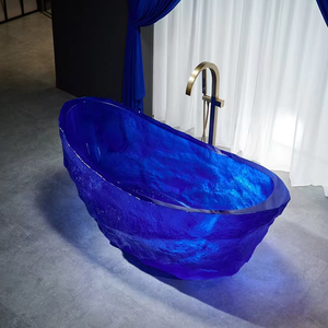 Bañera de Resina Independiente, Color Verde Esmeralda, Moderna y Lujosa, de 1.7m, para Villa o <span class=keywords><strong>Spa</strong></span> - Product Image 5