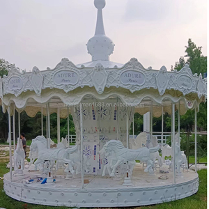 Carrusel de Caballitos para Niños y Adultos, Atracción de Parque de Diversiones, para Interiores y Exteriores, en Venta - Product Image 2