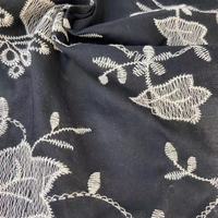 L'été floral plaine tissé textile 100% coton suisse voile broderie tissu pour les robes