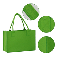 Bolso de Fieltro Grueso Resistente al Desgaste con Asa Reforzada Antidesgarro para Llevar Aperitivos, Libros, Artículos Personales, Compras