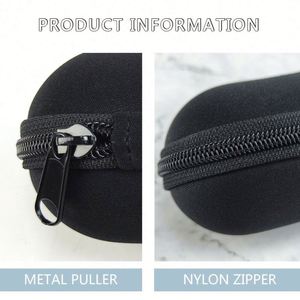 Estuche de Almacenamiento Portátil, Resistente al Agua, de EVA Negro, para Viajes, Negocios, Artículos de Aseo, Cables de Carga, Uso Especial - Product Image 5