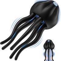 Vibrateur 10 modes en forme de petite méduse, stimulateur pénien, masseur de prostate anti-éjaculation, stimulateur mammaire, godet de masturbation