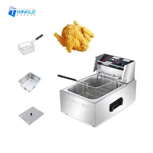 Commercial gas electric deep fryer