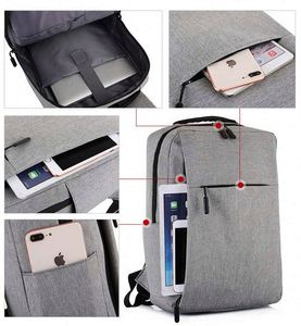 Custom Oxford Fashion Teenager Laptop <b>Backpack</b> Anti-theft School Business Travel Waterproof Rucksack with USB Port Breathable - Product Image 6