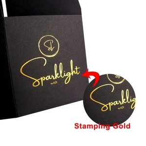 <b>Black</b> Foldable Candle <b>Boxes</b> With Gold Foil Logo Custom Printed Cardboard <b>Boxes</b> For Candle Packaging - Product Image 6