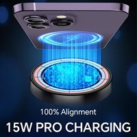 Chargeur de voiture sans fil magnétique OEM avec logo personnalisé, aimant ultra puissant pour tableau de bord, emballage personnalisé à marque privée pour votre entreprise