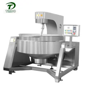 100L-600L Jam Making Machine / Strawberry Jam Cooking Pot with Mixer / Jacketed Cooking Kettle For Jam