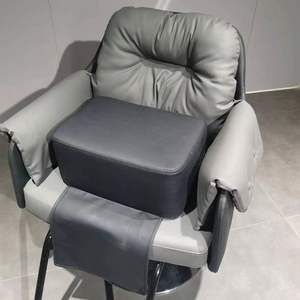 Sedia da barbiere ispessita taglio di capelli per bambini altezza regolabile in acciaio inossidabile struttura in spugna ad alta densità per soggiorno - Product Image 3