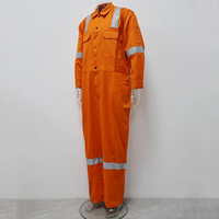 Combinaison en stock 100% coton FR Vêtements de travail ignifuges Combinaison de travail réfléchissante Vêtement de travail haute visibilité Combinaison de sécurité uniforme