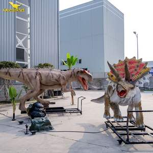Parc à thème Dino, dinosaures animatroniques artificiels de grande taille, en fibre de verre, pour une utilisation en intérieur/extérieur, centre commercial, parc d'aventure - Product Image 4