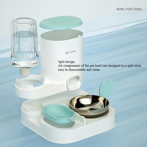 Elettrico di piccole dimensioni All-in-One per Pet alimentazione distributore di acqua e cibo per cani/gatto ciotola di riso in acciaio inox per cuccioli e gattini - Product Image 5