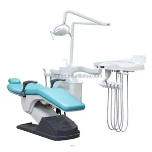 인체 공학적 치과 검사 의자 장착 단위 자동 환자 의자 치과 병원 용 구강 수술 의자