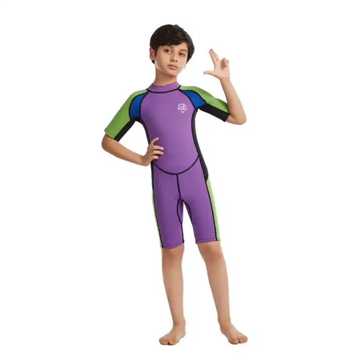 children fast selling neoprene thermal swimsuit