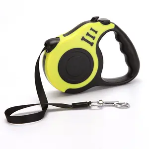 Hands Free Rope Set Cheap Pet Products Durable Polyester Tangle-free Adjustable Automatic Retractable 3M 5M Dog Leash