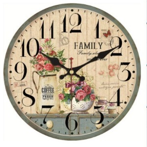 <span class=keywords><strong>Orologio</strong></span> <span class=keywords><strong>da</strong></span> <span class=keywords><strong>Parete</strong></span> Rotondo 40cm con Motivo Mappa del <span class=keywords><strong>Mondo</strong></span> in MDF per Decorazione Soggiorno e Cucina - Product Image 4