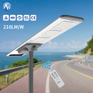 Anern réverbère solaire intégré à haute luminosité avec caméra de vidéosurveillance - Product Image 2