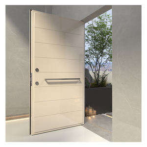 Villa Porte de sécurité en acier au design moderne Porte d'entrée en acier personnalisée Porte en acier de haute qualité pour <span class=keywords><strong>pivot</strong></span> principal - Product Image 5