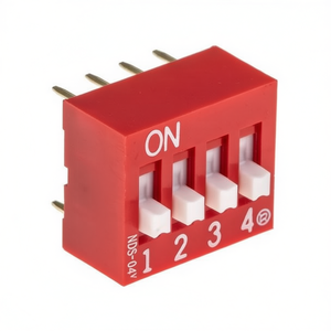 Commutateur DIP NDS-04-V 4 positions, actionneur surélevé, traversant, SPST, 25 mA - Product Image 2