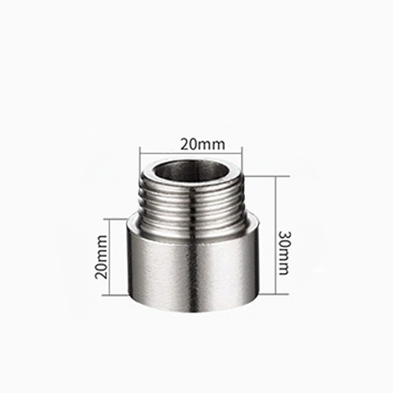 QUARKZMAN Wasserhahn Verlängerung - 54mm Messing Gewinderohr Mit Befestigungsmutter