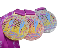 Médailles et trophées de gymnastique personnalisés Grace pour la musculation, la danse et la gymnastique rythmique artistique aux États-Unis