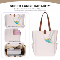 Sac de sport multifonctionnel de haute qualité pour raquette de pickleball, sac de transport à grande capacité, sac à dos à bandoulière, imperméable, pliable