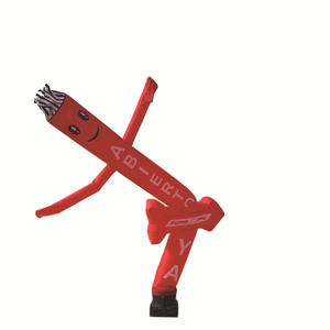 Modèle de clown gonflable Air Dance Star Rouge/<span class=keywords><strong>Noir</strong></span>/Blanc WX1, direct usine, pour événements, animations, ouverture de magasin, 12 pieds, ventilateur intégré - Product Image 6