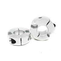 Colliers de serrage pour arbre en aluminium de 10 mm, taille 10*33*10*M5, usinés CNC, collier d'arbre fendu avec serrage