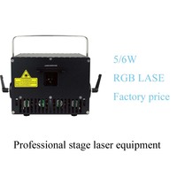 Proyector Multicontrol de 5W 6W, Láser IP65, Animación 3D, para Fiestas, Discotecas, Escenarios, Láser a Todo Color para Bodas, Teatro, Club, DJ, Eventos Nocturnos