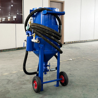 Équipement de sablage 100L, sableuse à air portable/pot de sablage, sableuse sans poussière