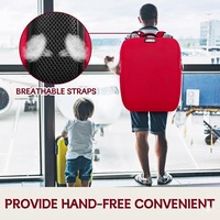Sac de voyage pour avion, compatible avec le siège auto Doona, la poussette et plus encore, sac de transport pour poussette avec fermeture éclair verrouillable