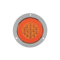 Feu arrière LED rond de 4 pouces, étanche, à montage sur bride, feu stop et clignotant pour camion et remorque