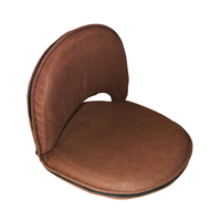 Chaise de sol pliable avec dossier réglable, siège de méditation pliable en tissu, fauteuil inclinable multi-angles rembourré pour adultes