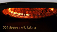 Friteuse à air chaud électrique portable Petit appareil de cuisine Friteuse à air en verre avec friteuse