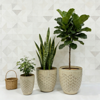 Pot Bunga Modern Keramik Berlapis Desain Relief Dekorasi Ruang Tamu Rumah Vas Lantai