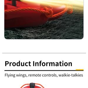 Scooter sous-marin avec interphone, caméra, télécommande, 1 feu d'avertissement, batterie amovible, accoudoir détachable, bouées de sauvetage - Product Image 5