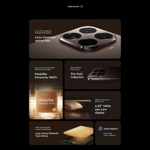 Xiaomi15T Pro 12+512G EU Octa Core 144Hz Écran 2K LTE avec Langues Anglaise/Espagnole/Française - Product Image 2