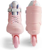 Patins à roulettes pour femmes - Taille ajustable tendance pour femme adulte, coque rigide ABEC-7, lisses et confortables