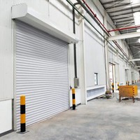 Puerta de Garaje Seccional de Aluminio Eléctrica con Sensor Fotoeléctrico de Seguridad, Puerta de Estacionamiento Residencial con Elevación Automática