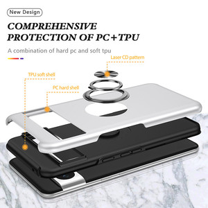 Funda de teléfono con soporte de anillo de dedo de Metal, funda trasera antigolpes delgada, funda híbrida de TPU para teléfono de PC para Google <span class=keywords><strong>Pixel</strong></span> 8 7 <span class=keywords><strong>6</strong></span> <span class=keywords><strong>Pro</strong></span> - Product Image 4