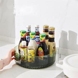 Support de rangement rotatif empilable en plastique antidérapant de 11 pouces pour organisation de placards de cuisine et garde-manger, vente en gros - Product Image 3