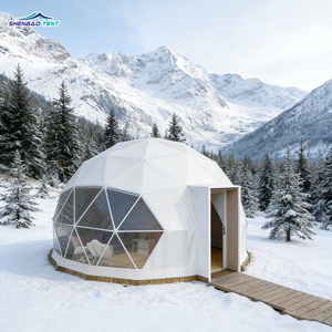 5m Glamping Geodesic Dome Tent for Resort Yurt and Igloo House Family Hotel Luxury Outdoor Camping Aluminum Profiles Sol - Product Image 2